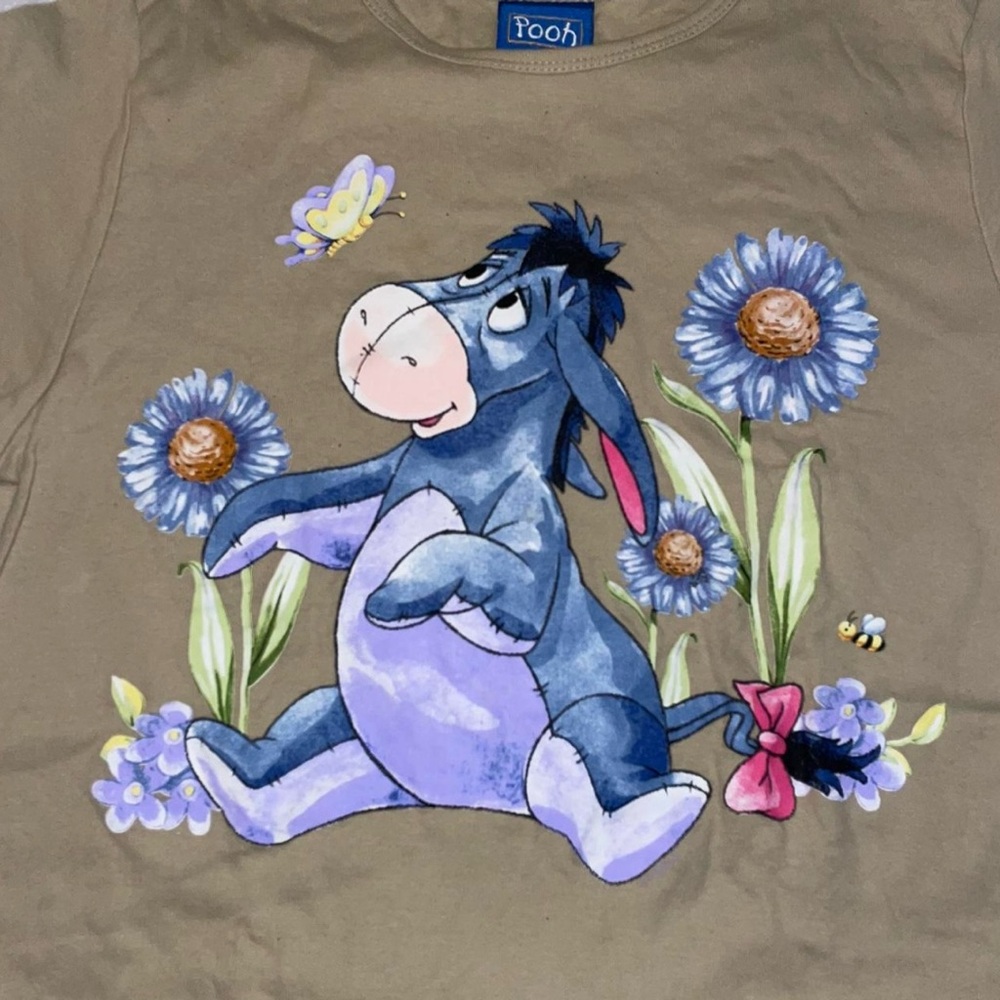 Tan Vintage Disney Eeyore t-shirt in 1X fits like XL - Picture 4 of 8